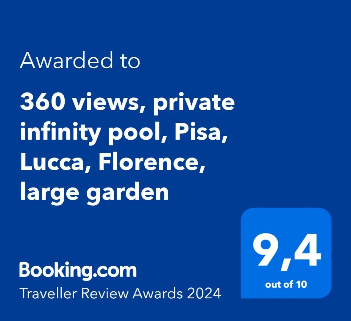 Villa 360 Views, Private Infinity Pool, Pisa, Lucca, Florence, Large Garden Casabasciana